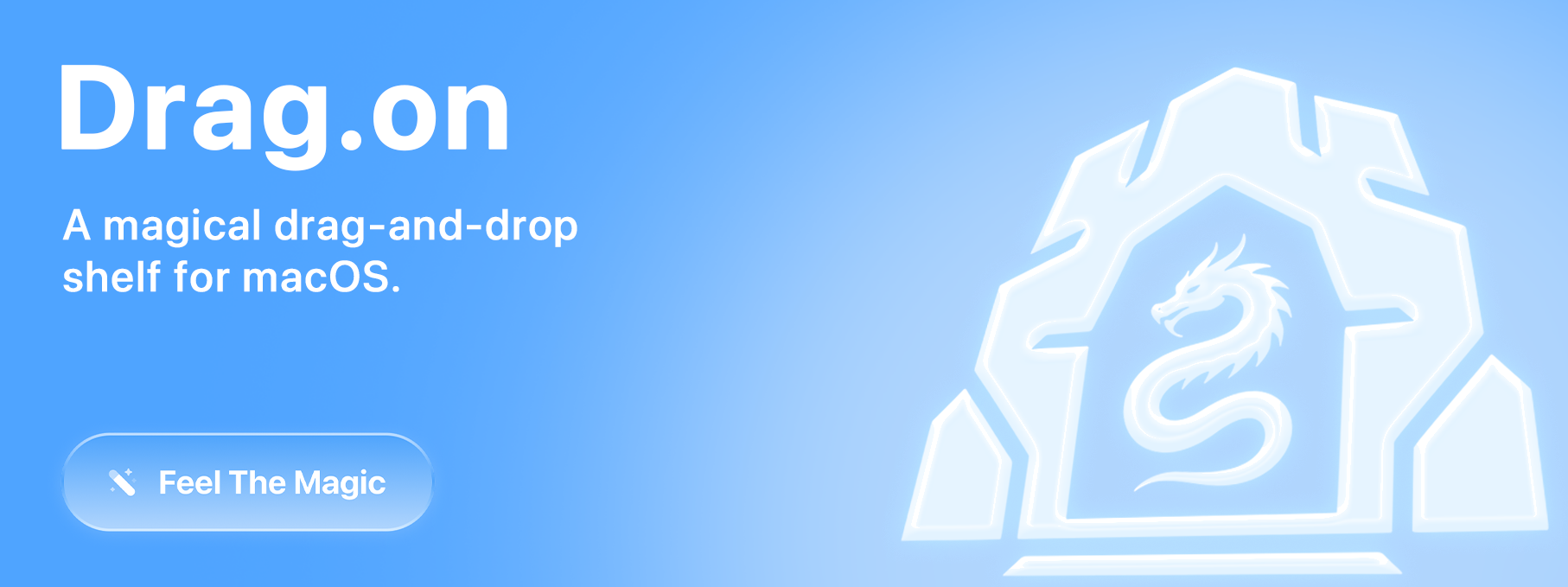 Drag-on banner